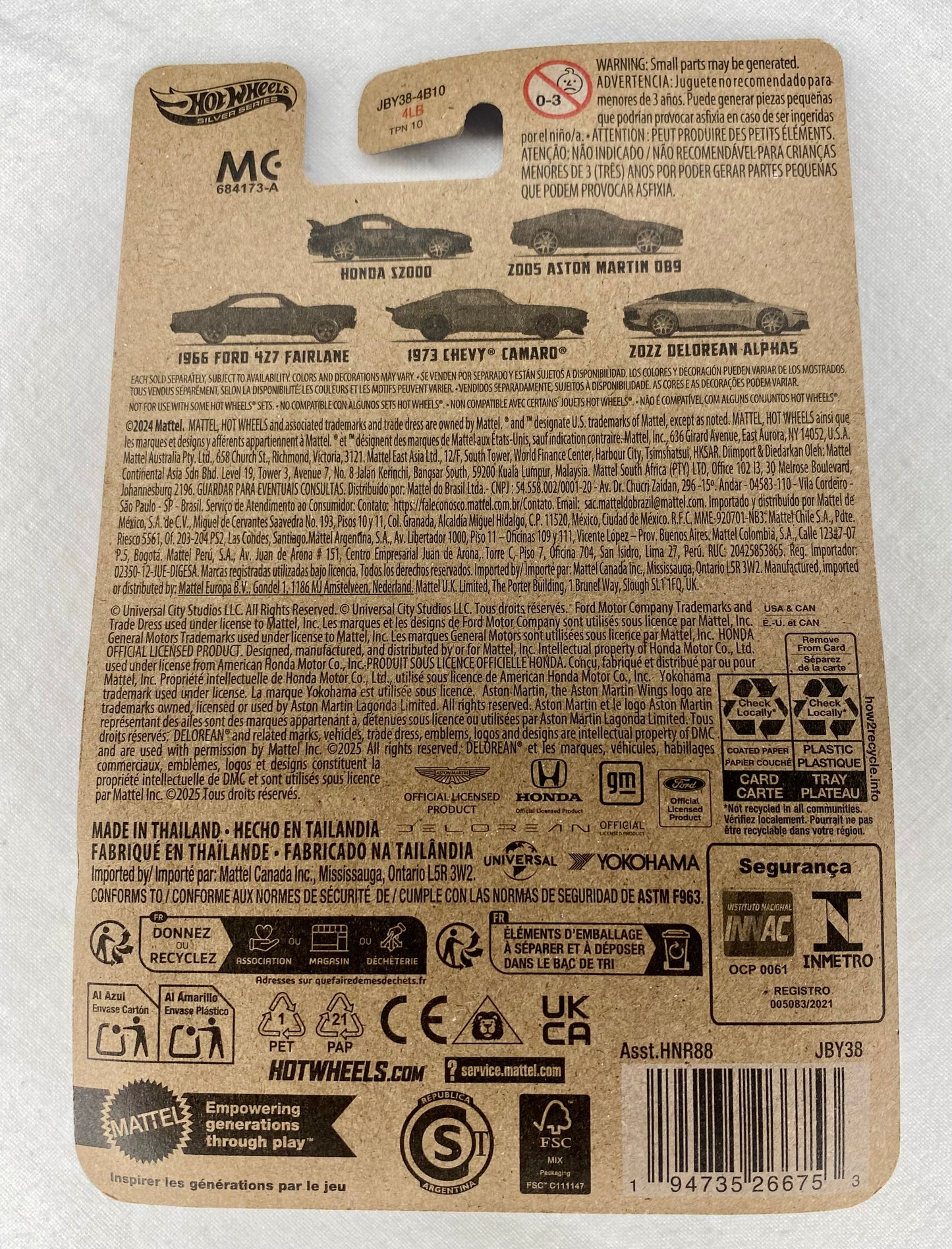 2023 Hot Wheels Fast & Furious Villains – 2022 DeLorean Alpha5 (5/5)