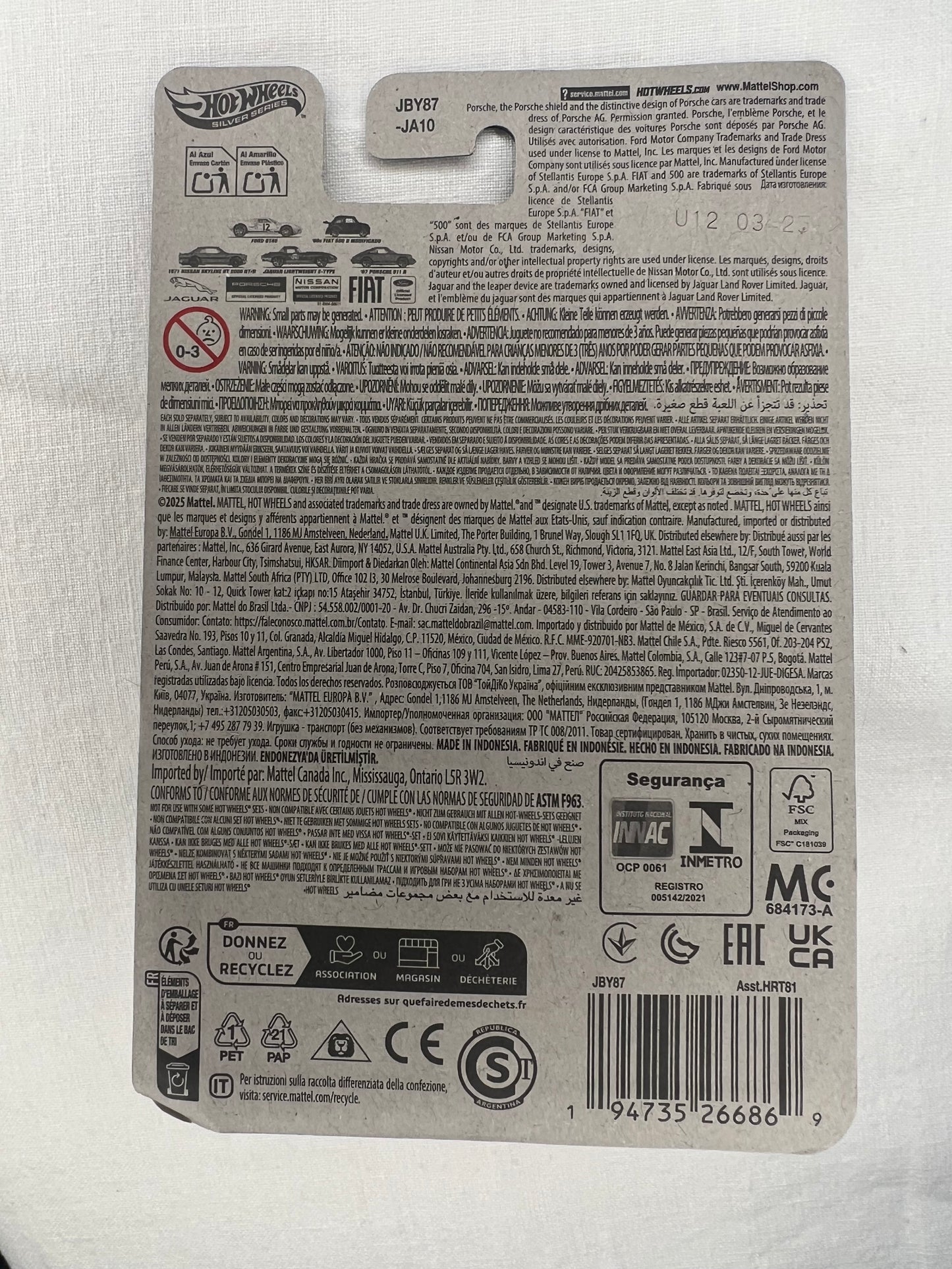 Hot Wheels Ford GT40 – Silver Series | HRT81 | 1/5