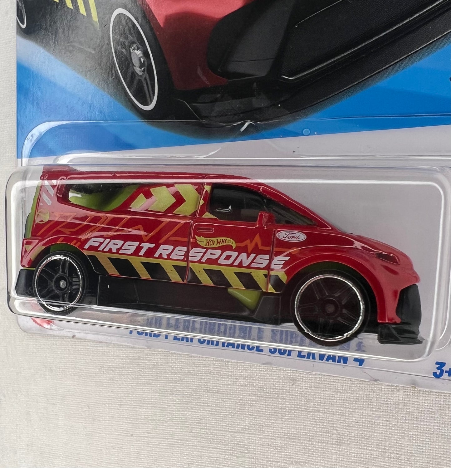 Hot Wheels Ford Performance SuperVan 4 – 2023 Treasure Hunt – HW First Response – 17/250 – Mint Card