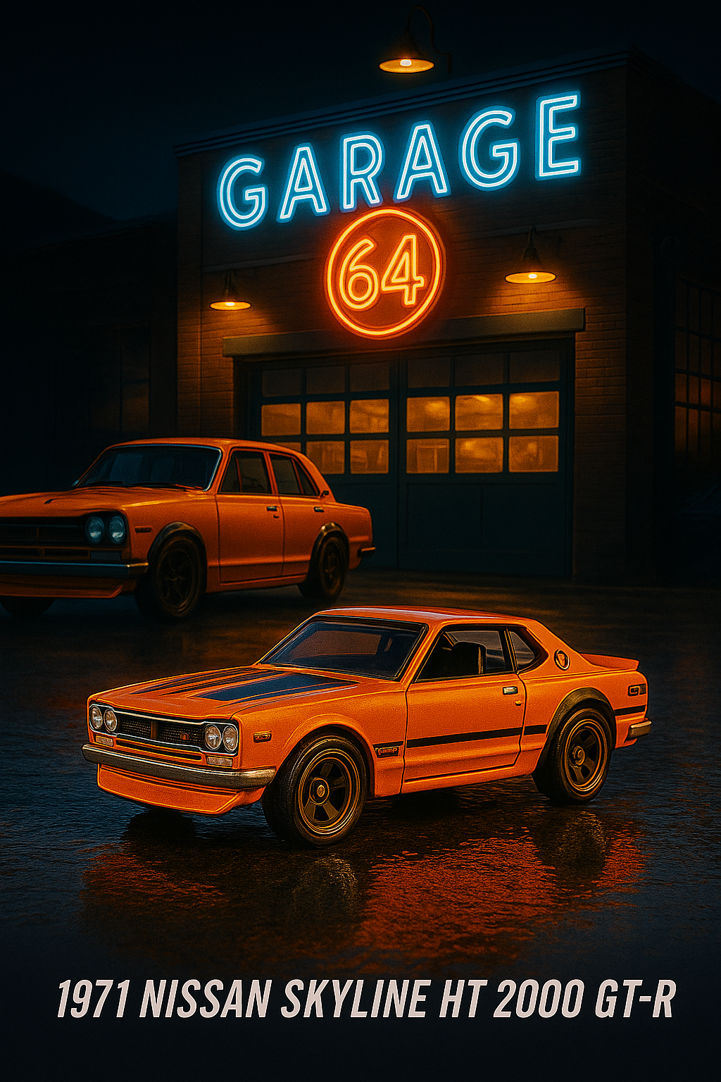 Hot Wheels 1971 Nissan Skyline HT 2000 GT-R β Orange β Silver Series 2025 β National Series 4/5 β Mint Card