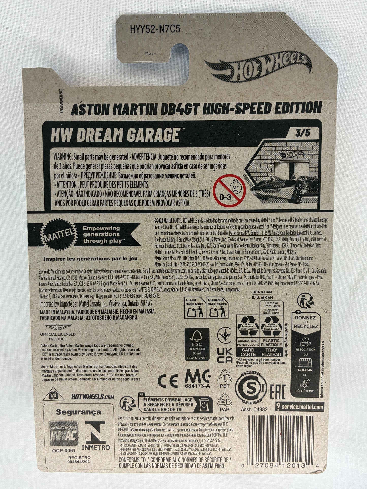 Hot Wheels Aston Martin DB4GT High-Speed Edition – HW Dream Garage 2023 (107/250)