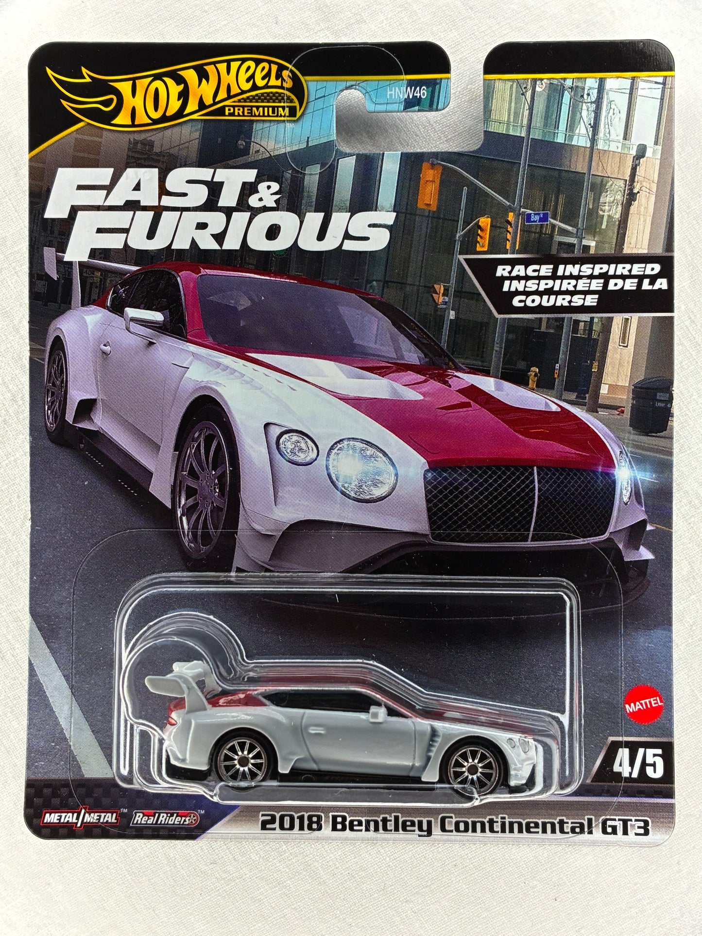 Hot Wheels Premium 2018 Bentley Continental GT3 | Fast & Furious | Factory Sealed