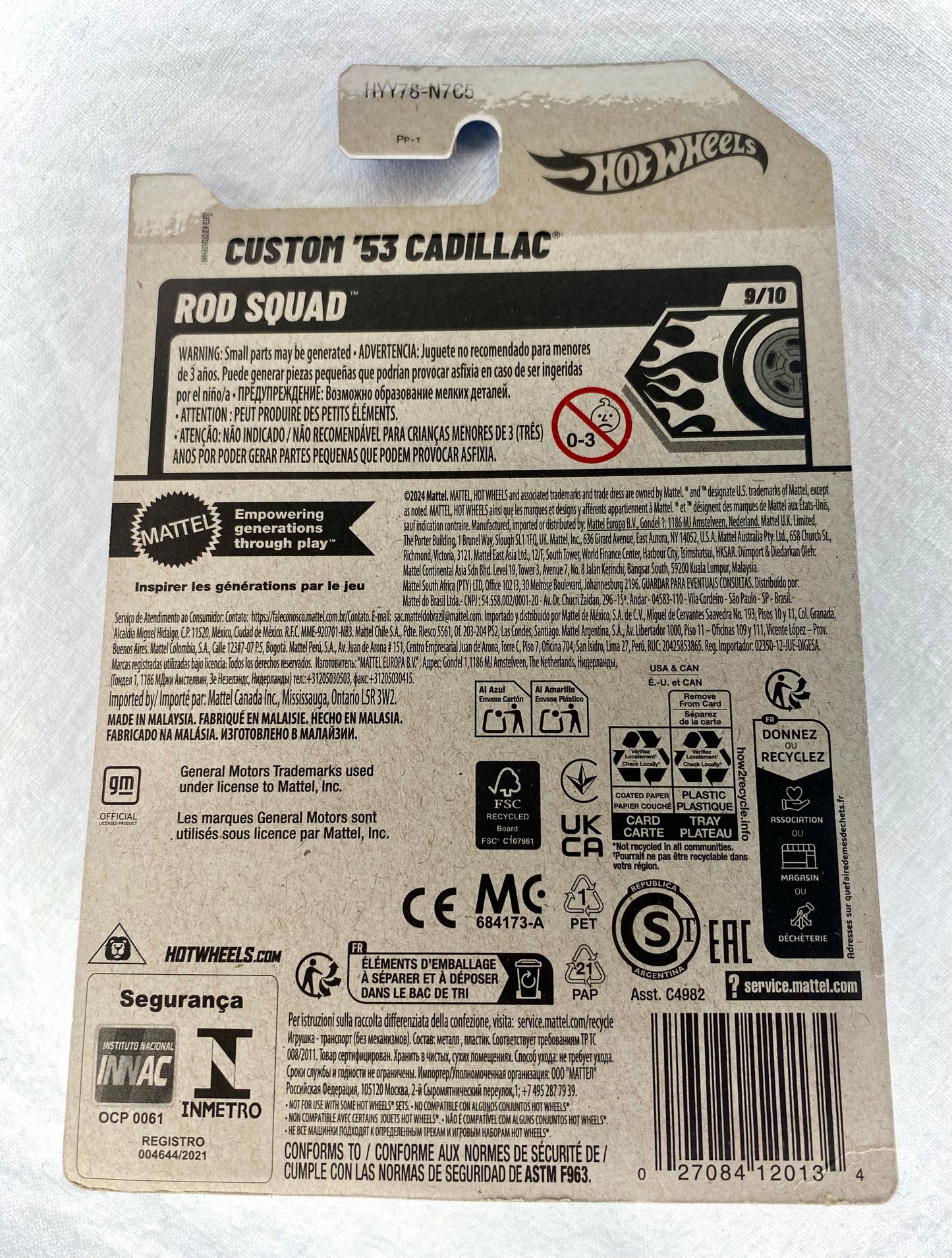 Hot Wheels Custom ’53 Cadillac – Rod Squad 9/10 (139/250) – Lowrider