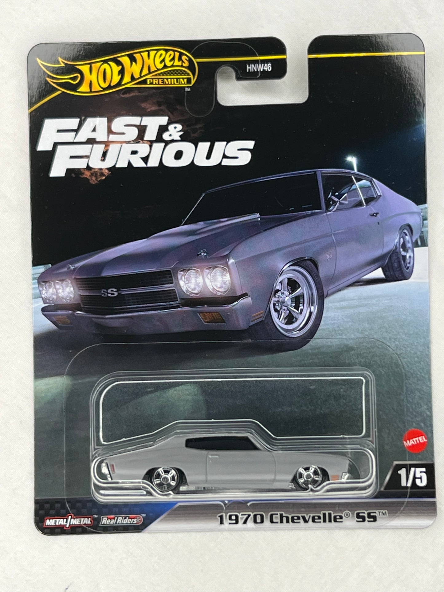 Hot Wheels Premium – 1970 Chevelle SS (Fast & Furious) | 1/5 | Real Riders