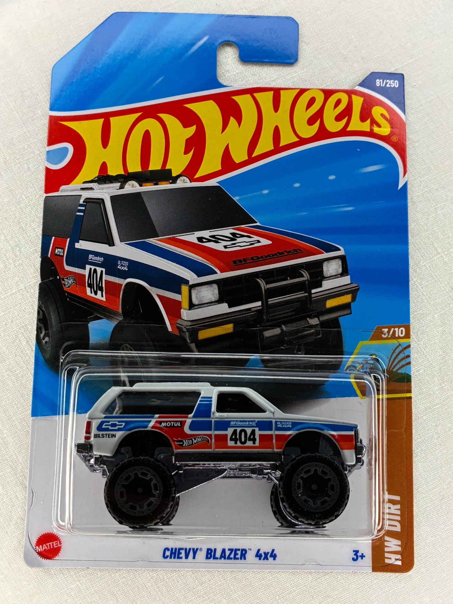 Hotwheels Chevy Blazer 4x4 – HW Dirt Series (3/10) #81/250