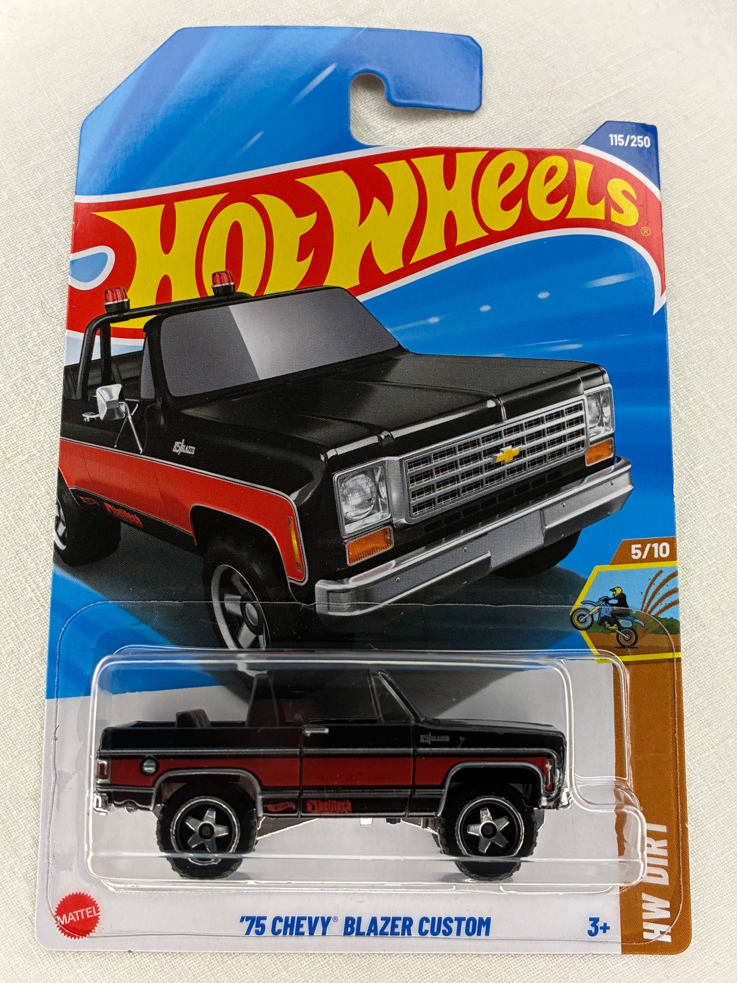’75 Chevy Blazer Custom – HW DIRT | Hot Wheels 115/250