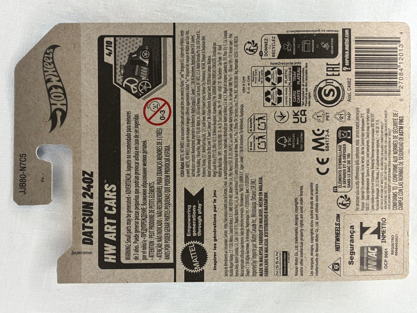 Hot Wheels – Datsun 240Z – Art Cars – Blue JDM - 2023 Mainline (62/250) Mint