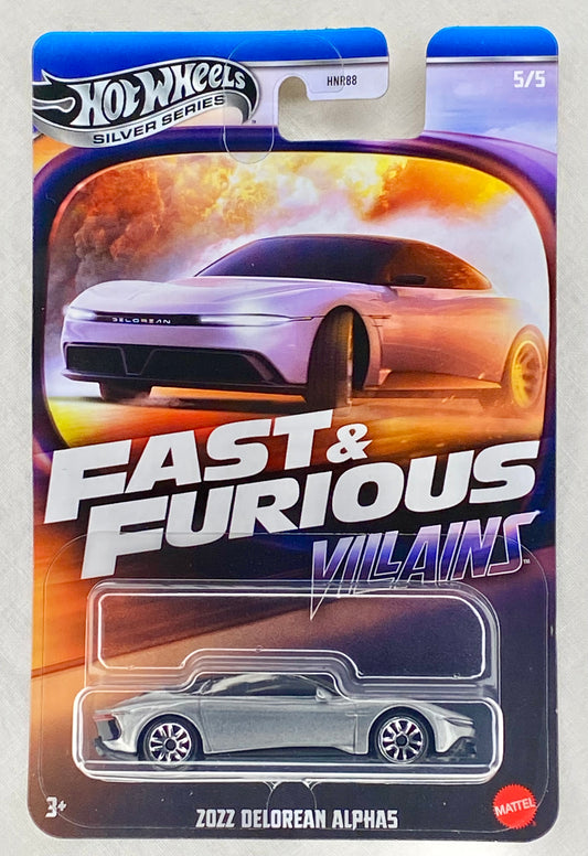 2023 Hot Wheels Fast & Furious Villains – 2022 DeLorean Alpha5 (5/5)