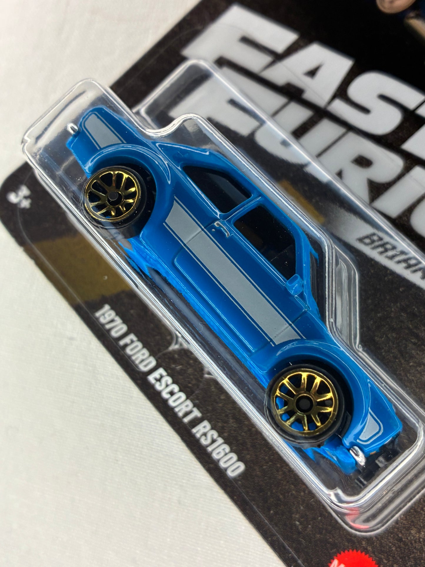 Hot Wheels Fast Furious 1970 Ford Escort RS1600 – Brian O’Conner Silver