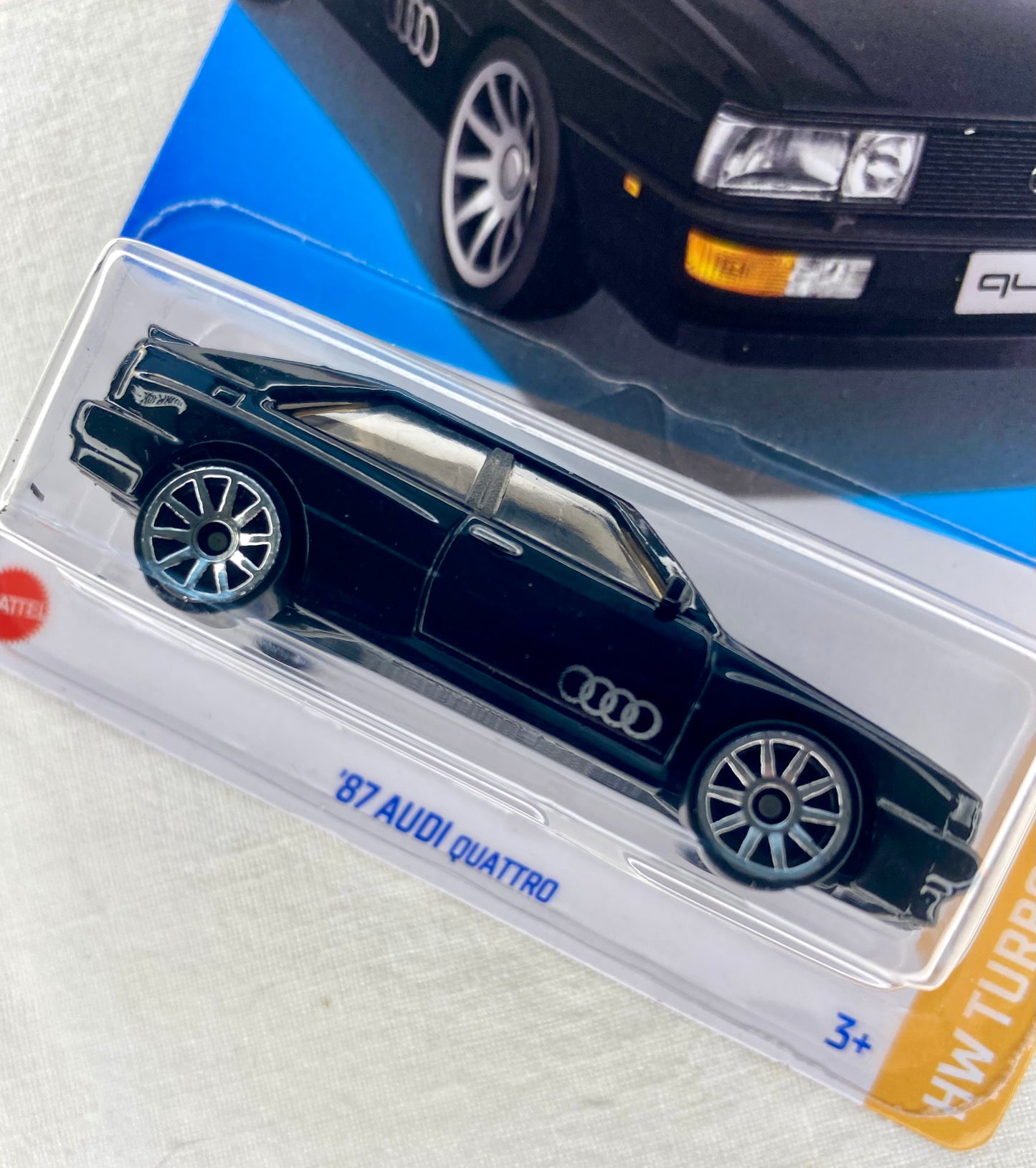 Hot Wheels ’87 Audi Quattro – HW Turbo 2023 (102/250) – Mint Carded