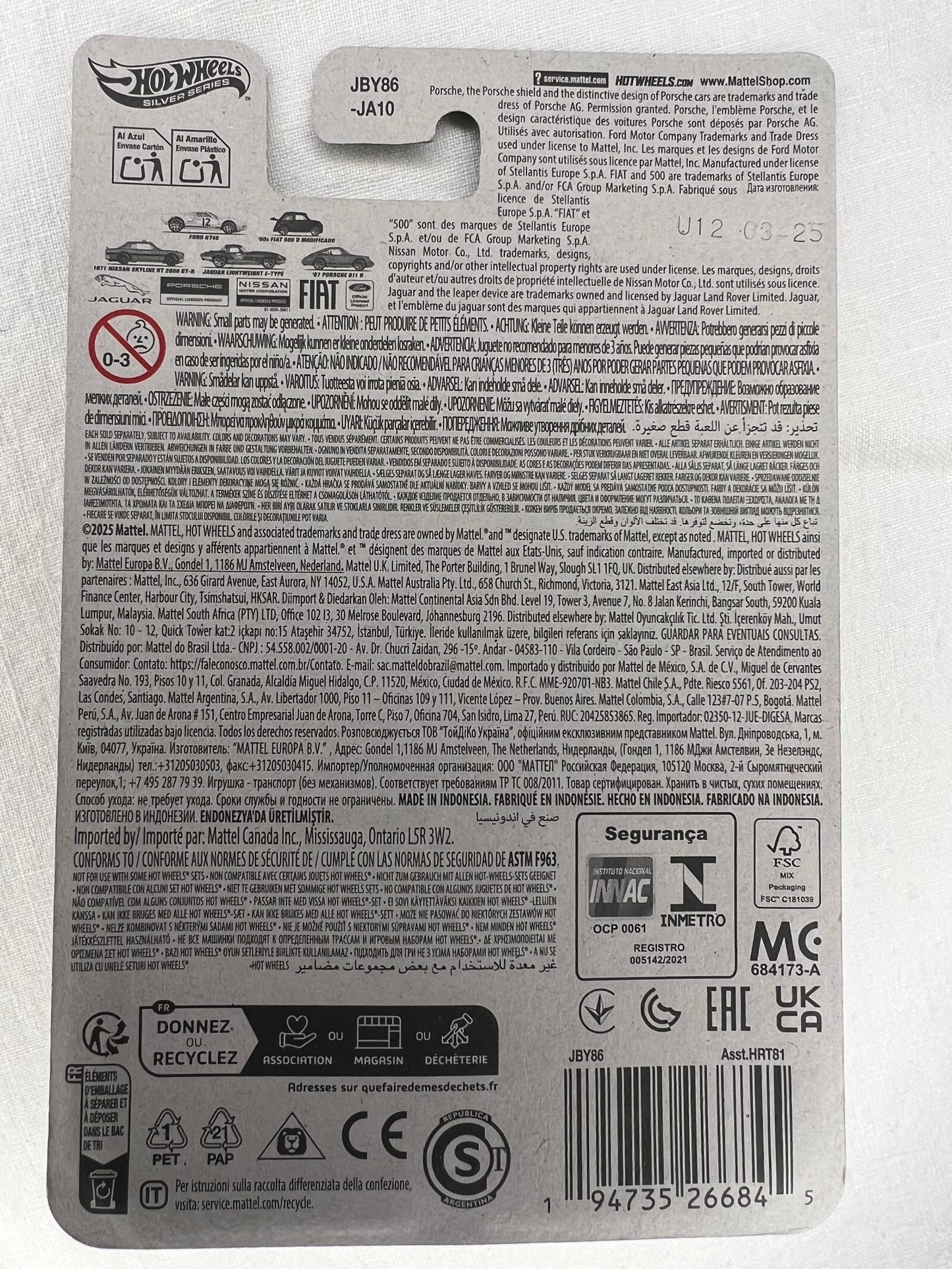 Hot Wheels ’67 Porsche 911 R – Red – Silver Series 2025 – National Series 5/5 – Mint Card