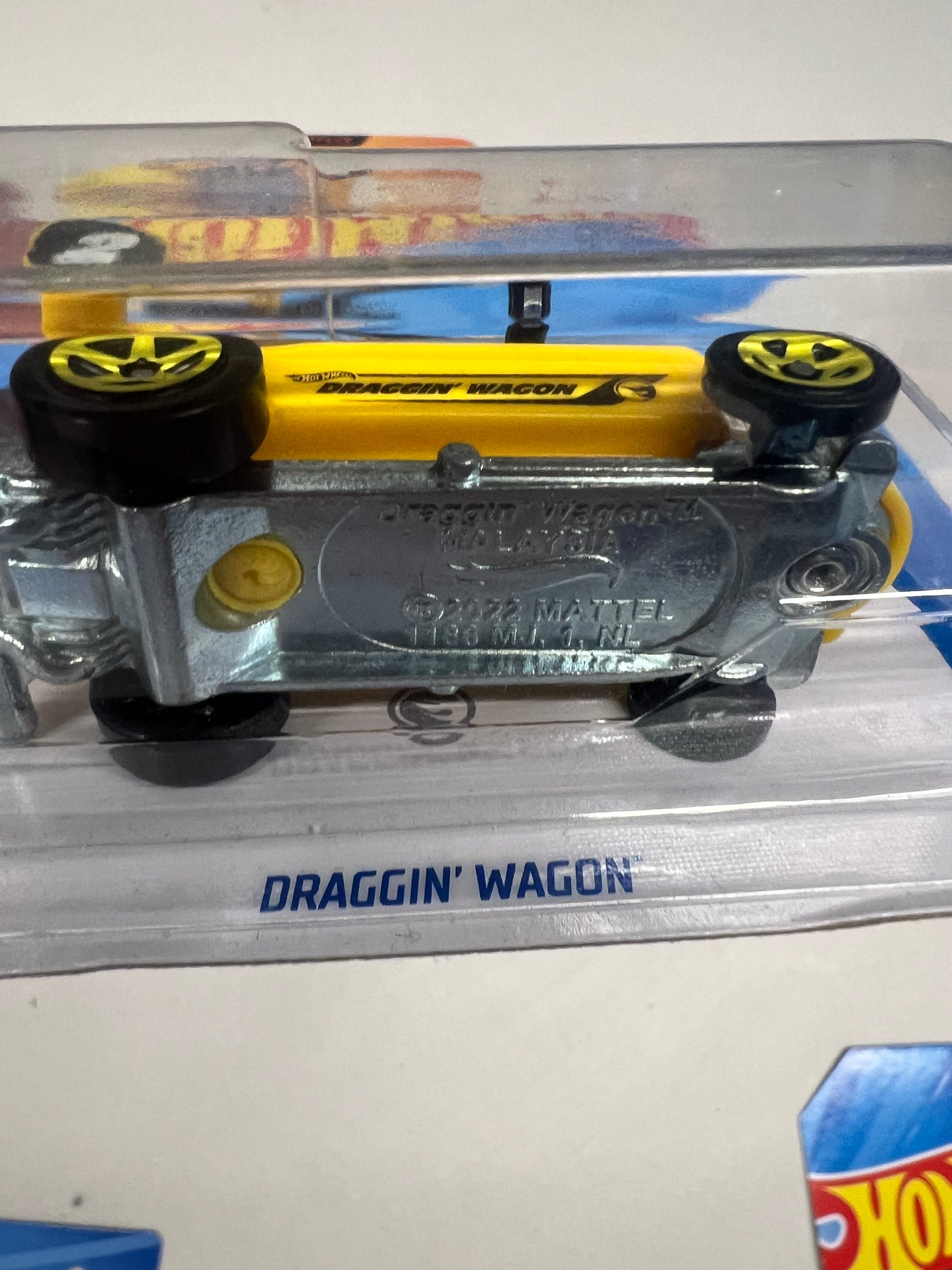 Hot Wheels Draggin’ Wagon – Treasure Hunt – HW Ride-Ons – 141/250 – Mint Card