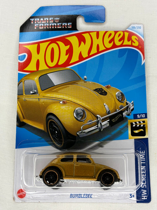 Hot Wheels Bumblebee – Volkswagen Beetle – 2022 Mainline – HW Screen Time – 186/250 (9/10)
