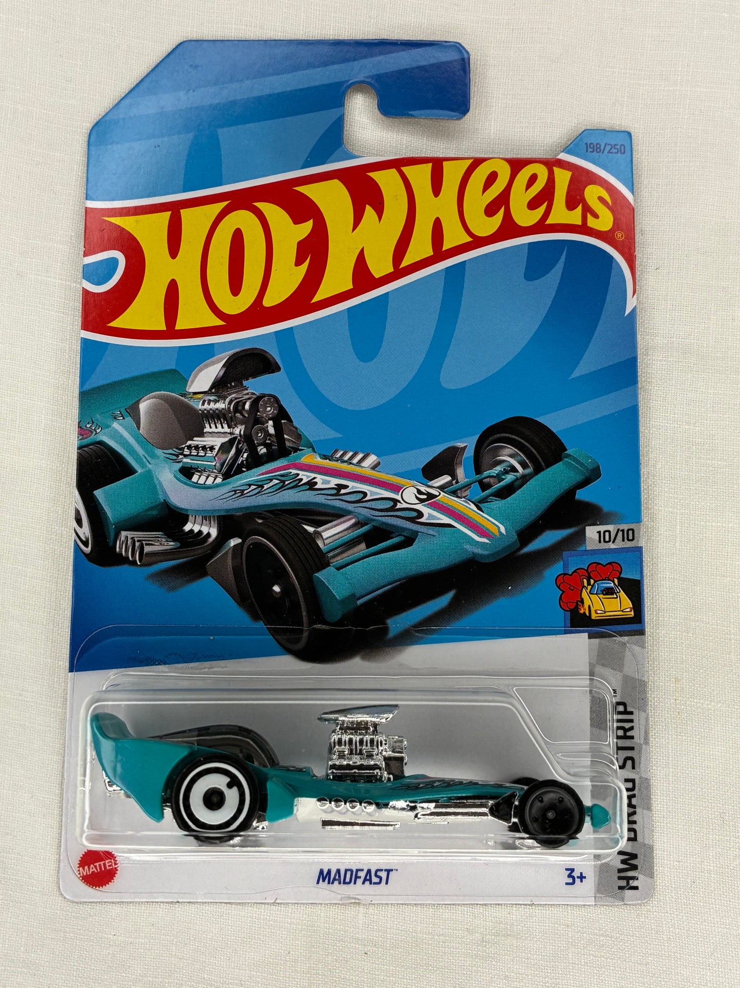 Hot Wheels Madfast Treasure Hunt 198/250 | 2023 HW Drag Strip | Mint Card