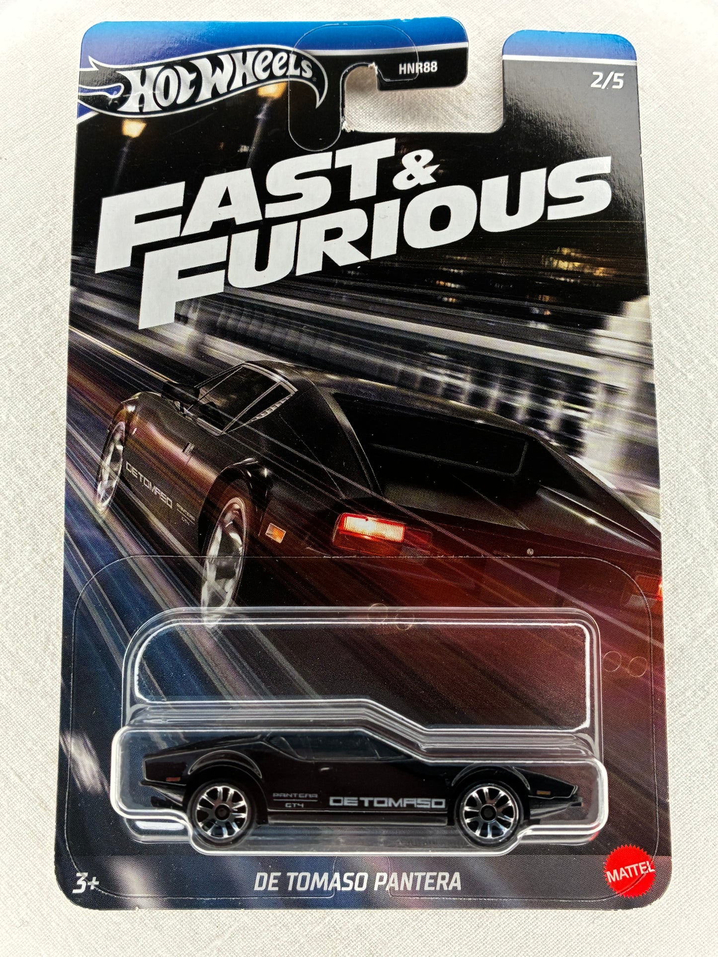 Hot Wheels Fast & Furious De Tomaso Pantera – Sleek Black Legend | 2/5 |