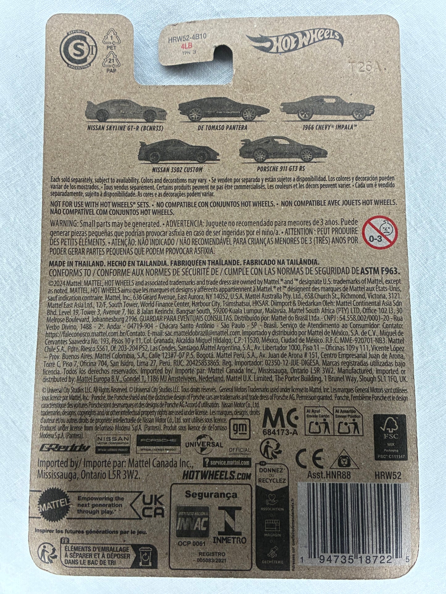 Hot Wheels Fast & Furious De Tomaso Pantera – Sleek Black Legend | 2/5 |